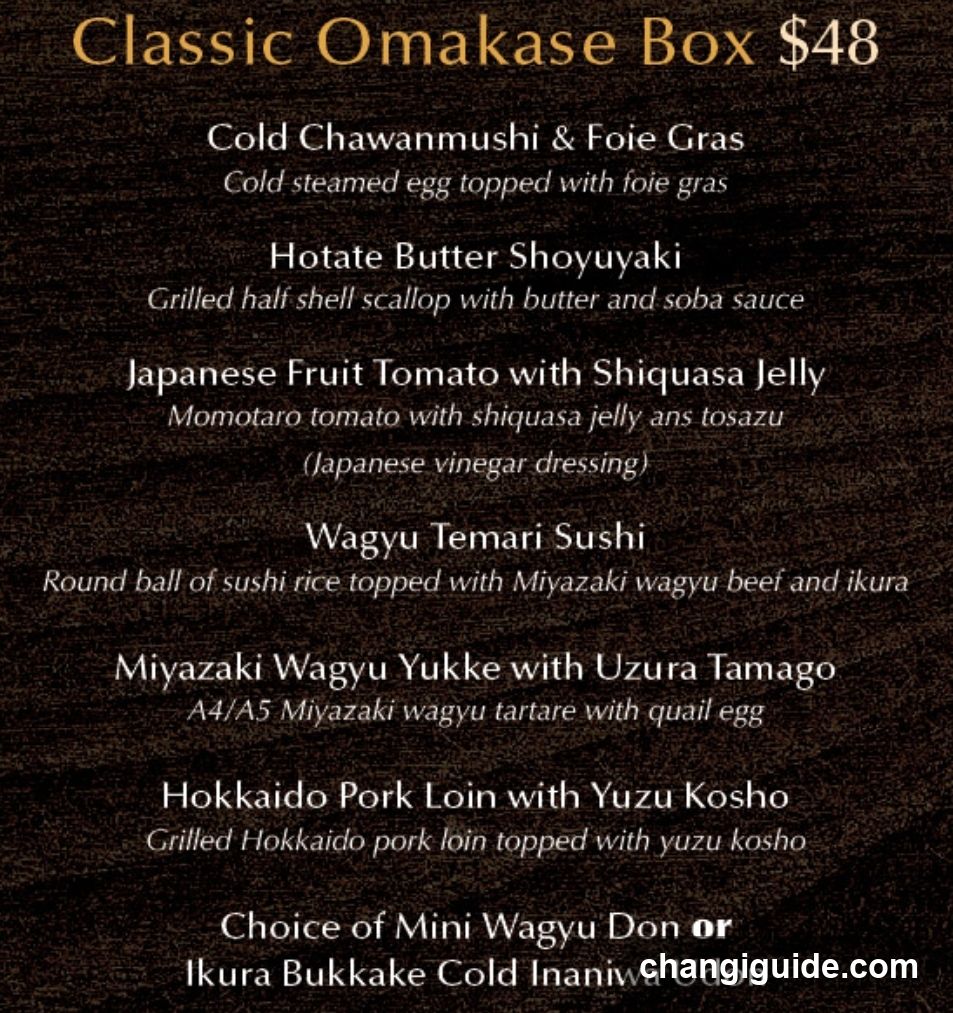 Classic Omakase Box $48