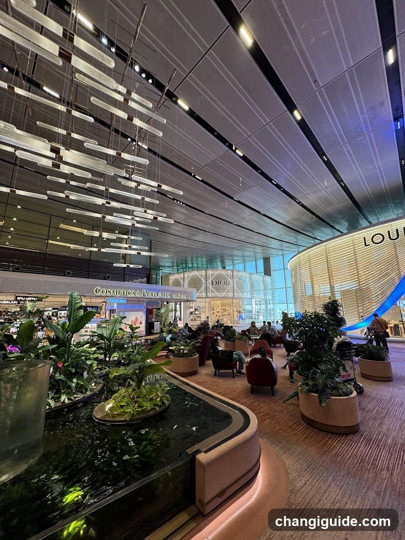 Luxury Airport Terminal Interior