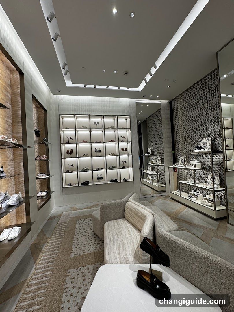 Luxury Shoe Store Interior