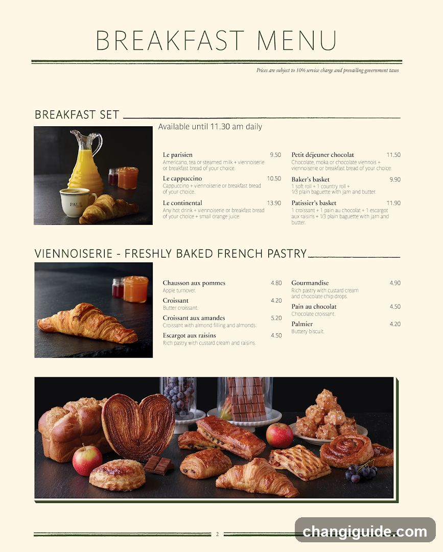 BREAKFAST MENU