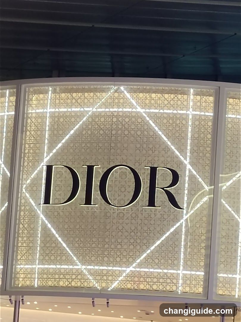 Dior Storefront Signage