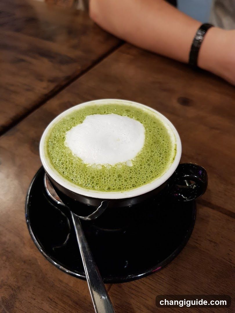 Matcha Latte in Cup