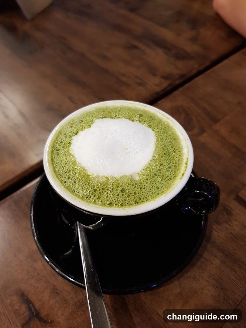 Matcha Latte in Cup