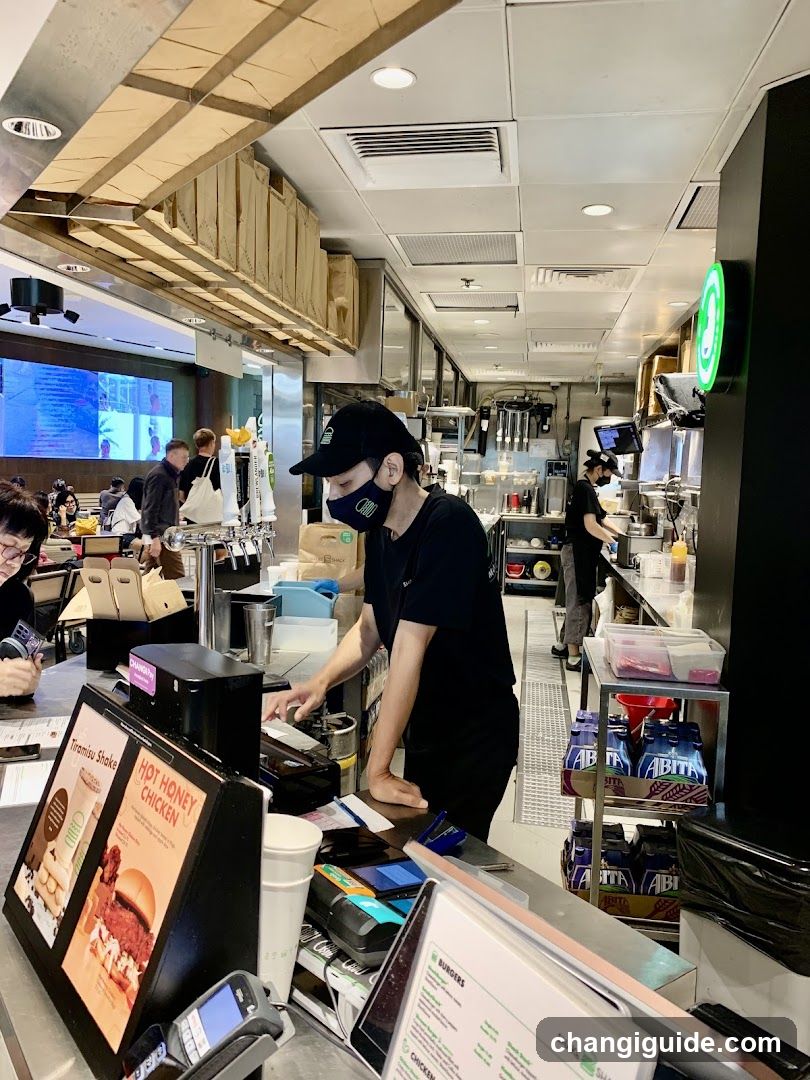 Fast Food Restaurant Interior