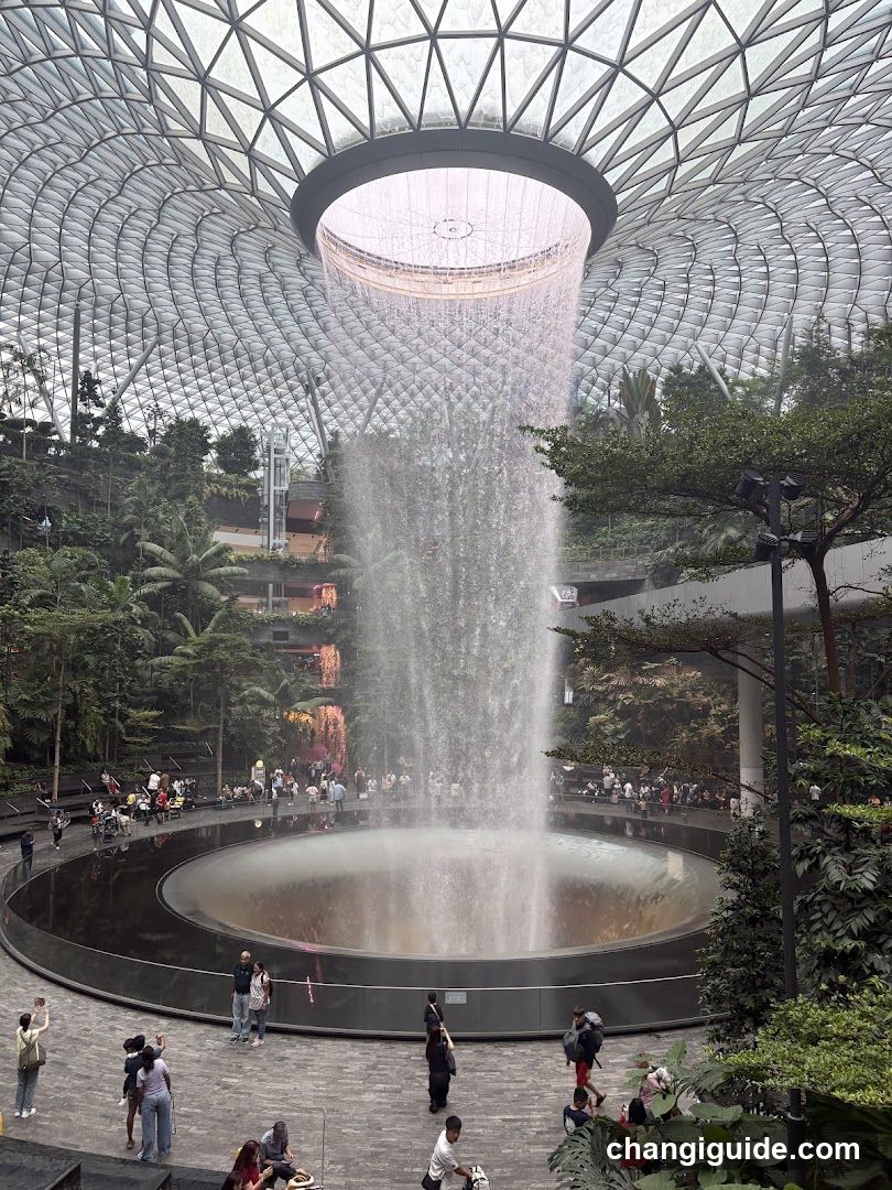 The Jewel Changi Indoor Waterfall