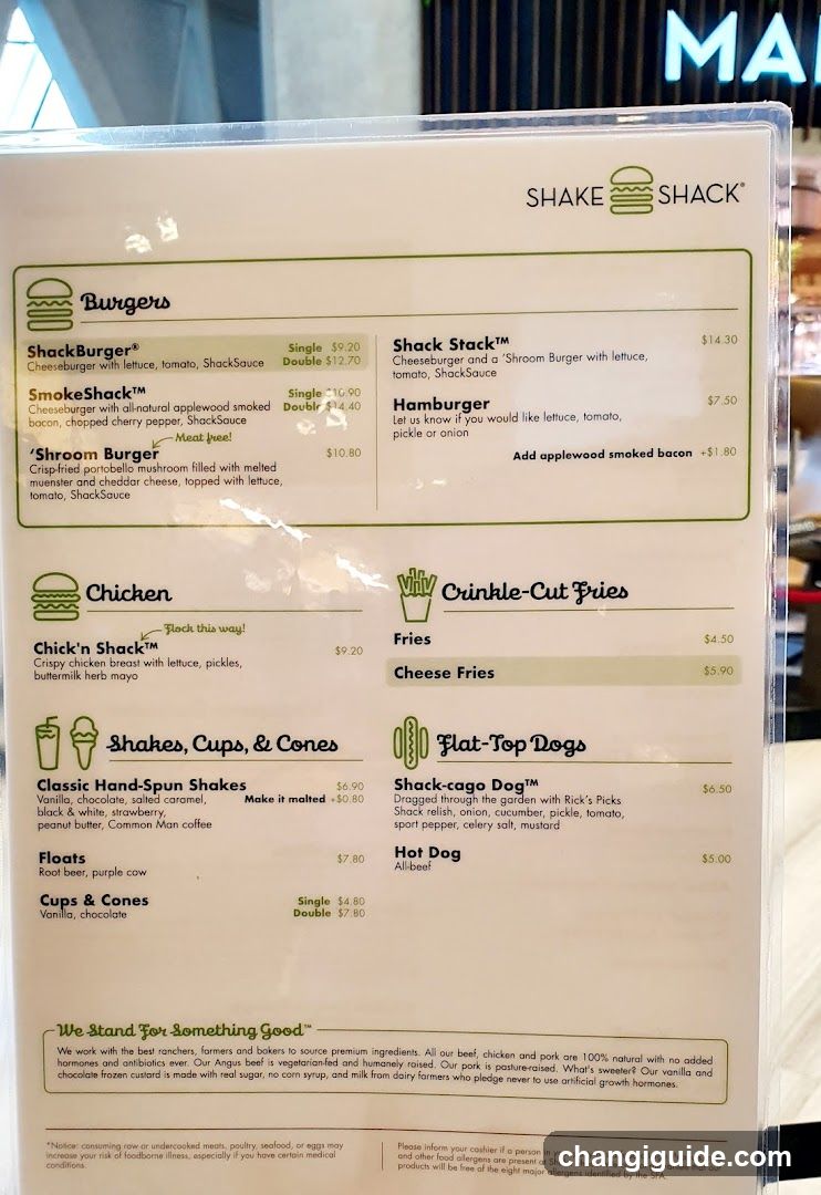 Shake Shack Menu