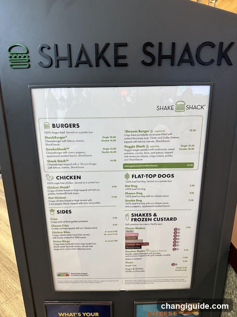 Shake Shack Menu Board