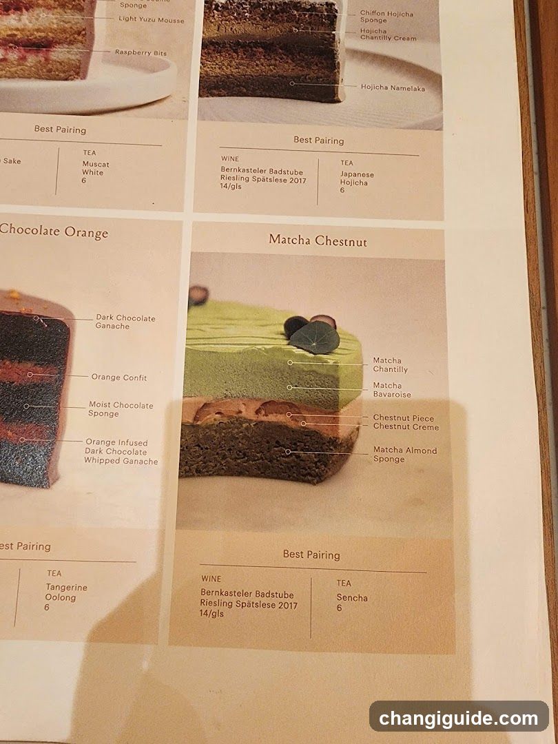 Cafe Dessert Menu