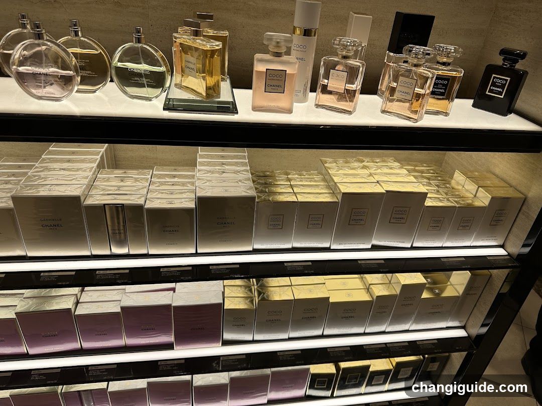 Chanel Perfume Display