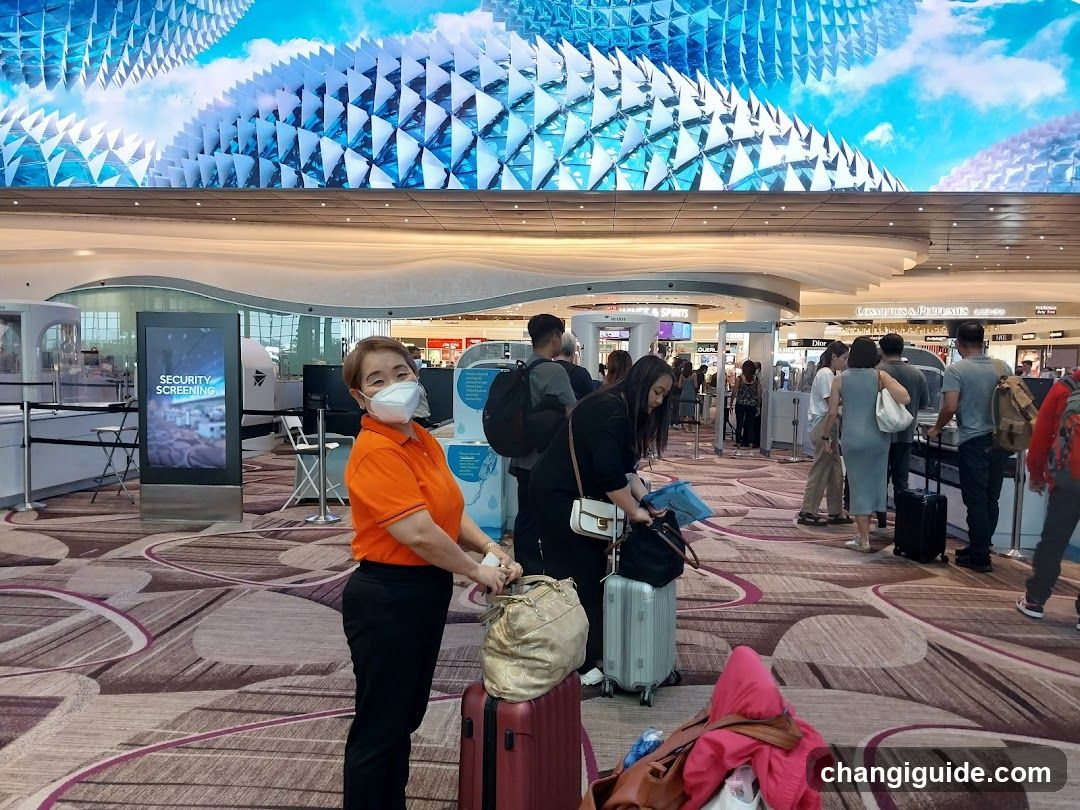 Airport Security Checkpoint Area
