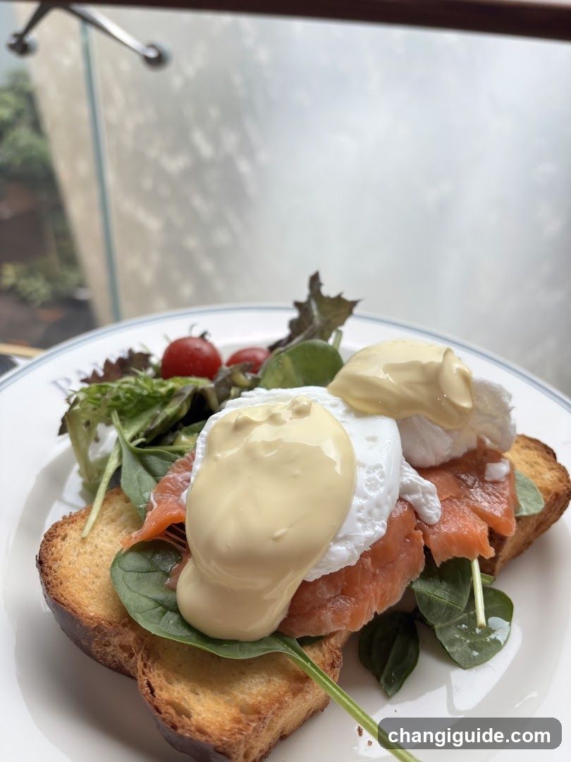 Smoked Salmon and Eggs Benedict Toast