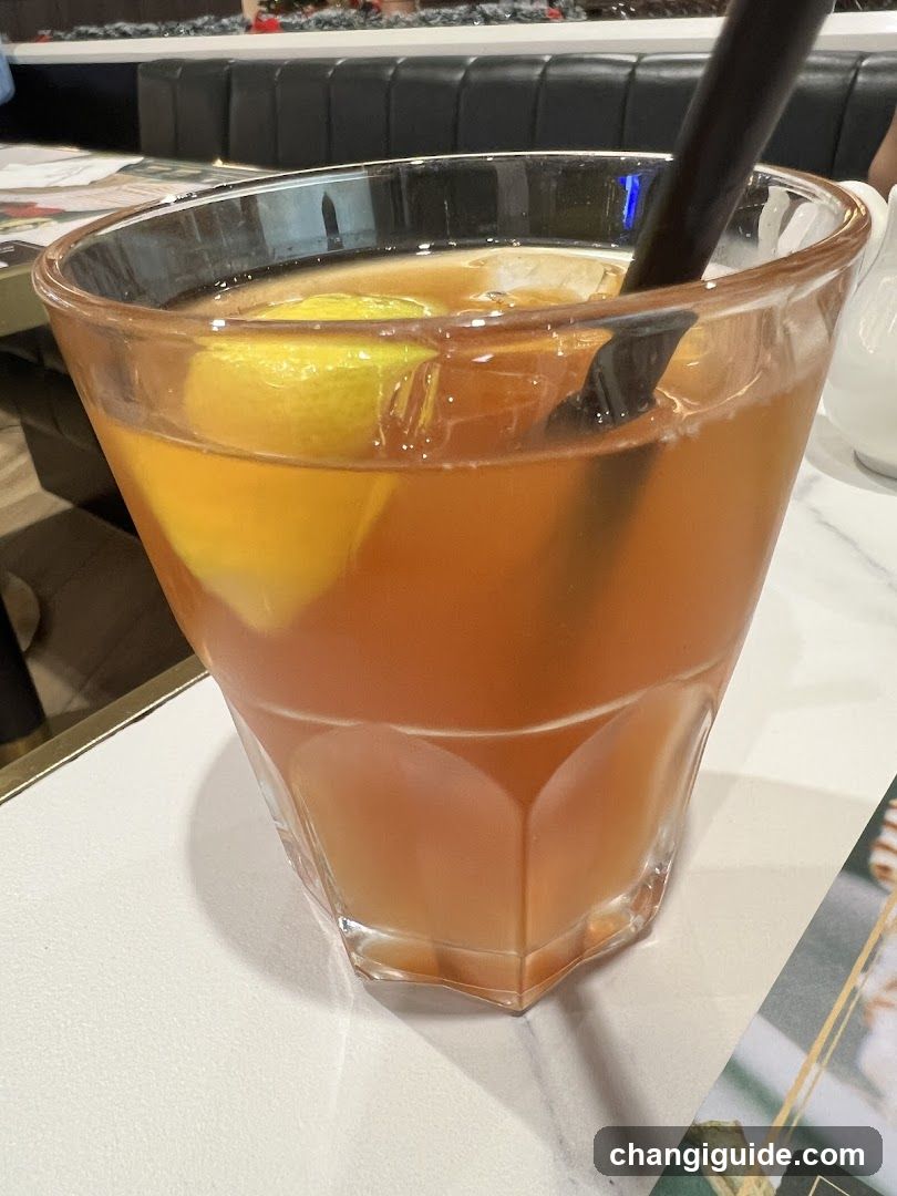 Iced Tea with Lemon