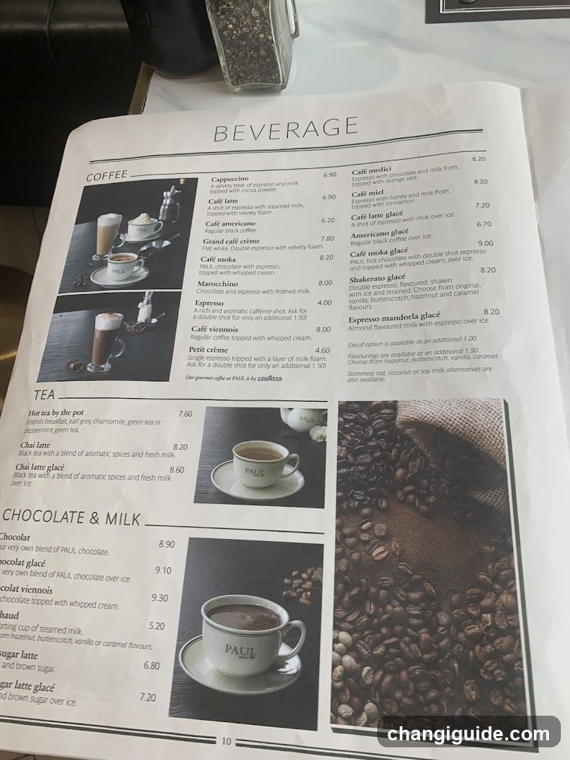Beverage Menu
