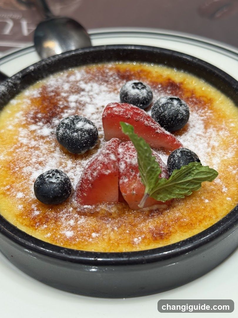Crème Brûlée with Berries