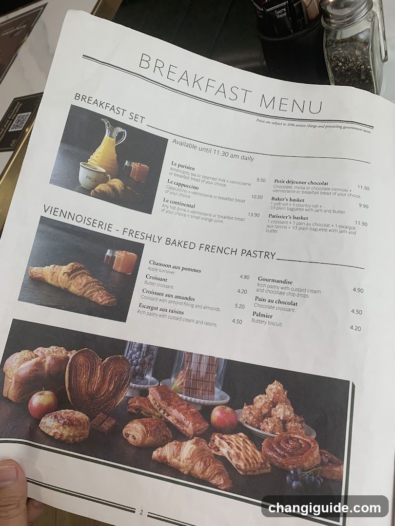 Breakfast Menu