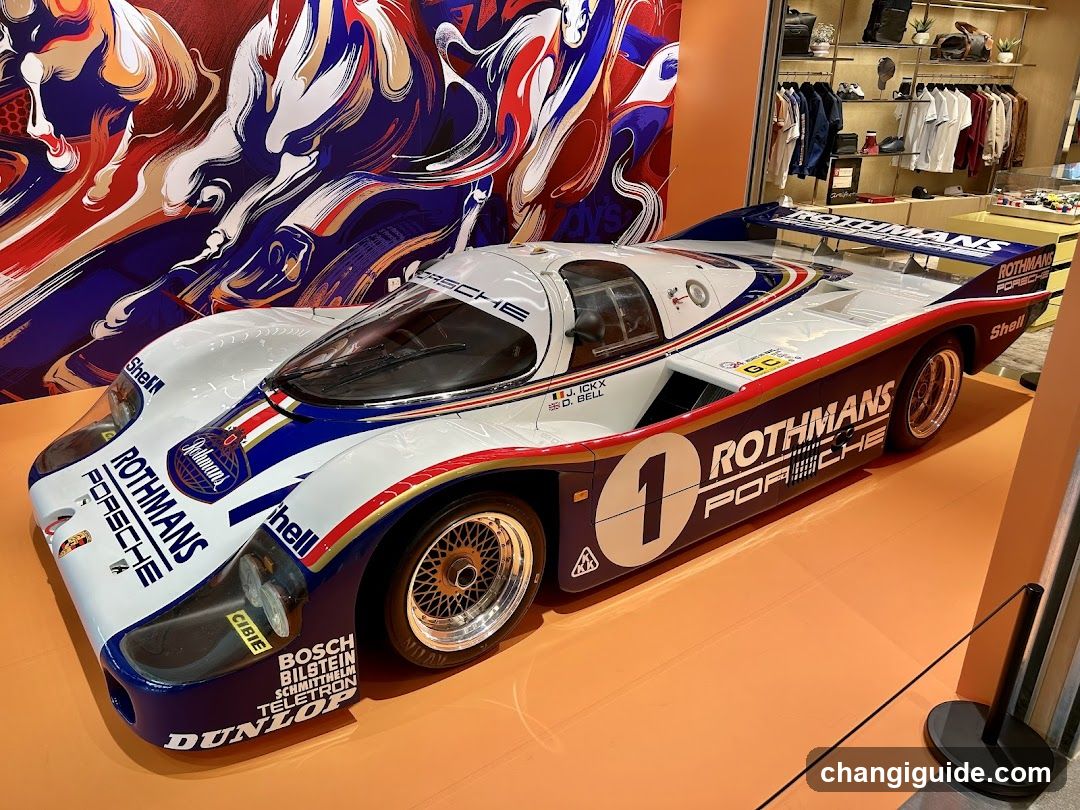 Porsche 962 Rothmans Display