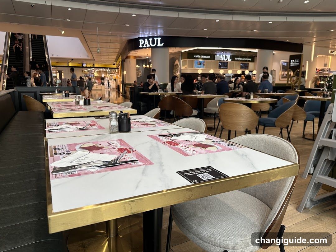 Restaurant Interior with PAUL Signage