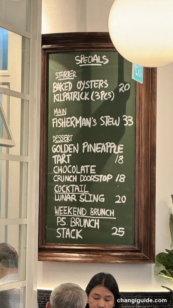 Specials Menu Board