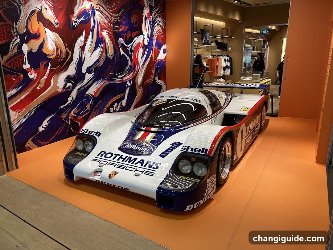 Porsche 962 Rothmans Display