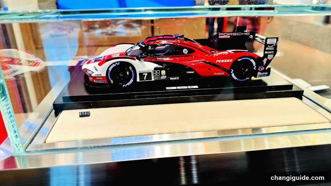 Porsche Model Car Display