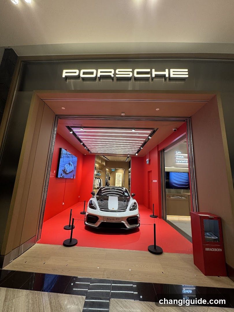Porsche Store Entrance