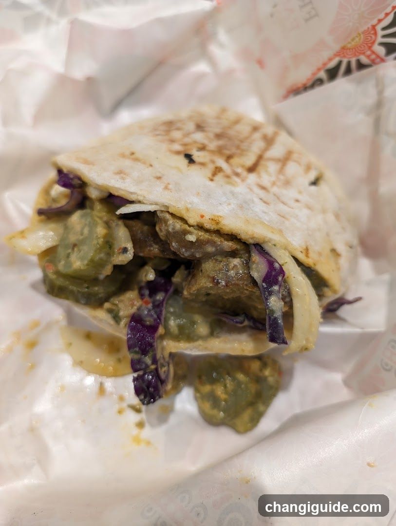 Pita Sandwich with Fajita Fillings