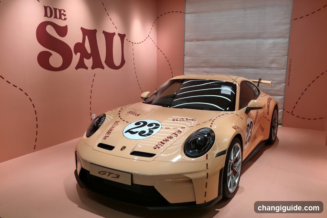 Porsche GT3 in Die Sau Exhibition