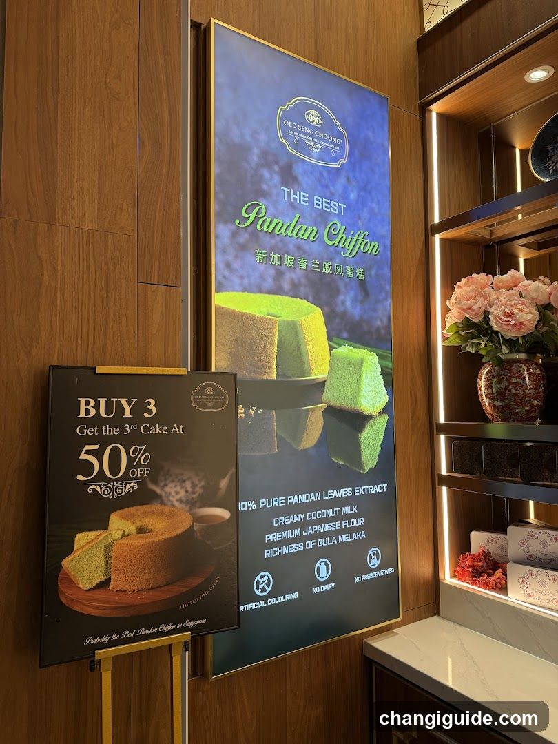 Pandan Chiffon Cake Advertisement