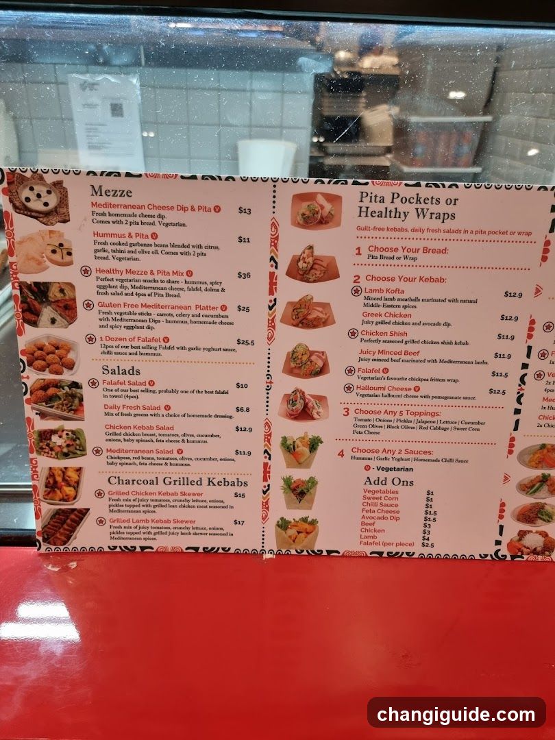 Mezze & Pita Menu