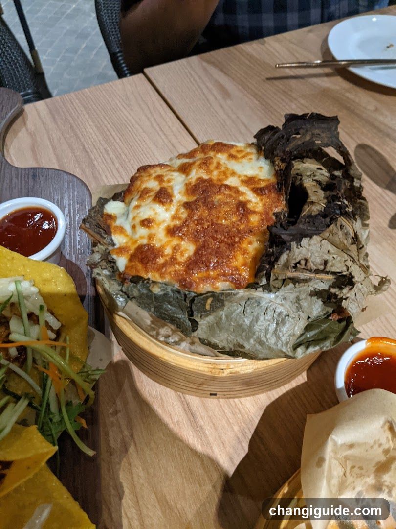 Baked Dish in Leaf Wrapper
