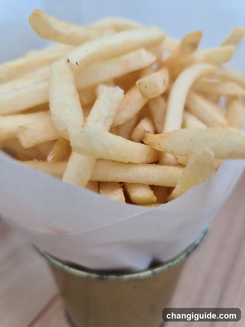 French Fries in a Paper Cone