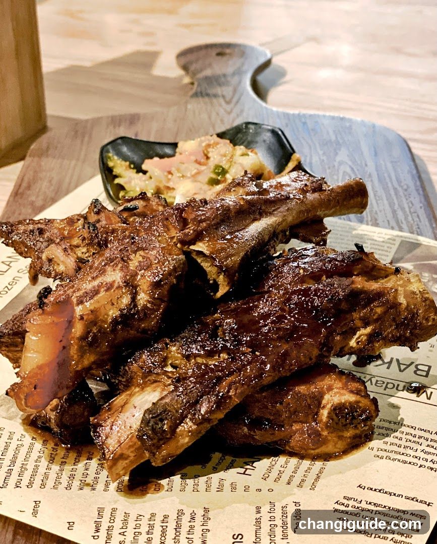 Grilled Ribs with Side Dish