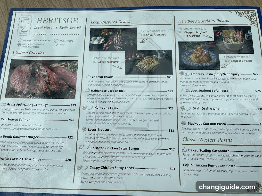 Herit8ge Menu
