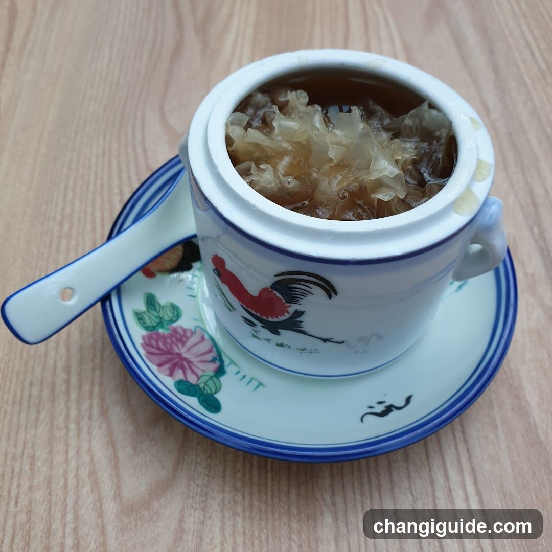 Sponge Porridge in Ceramic Pot