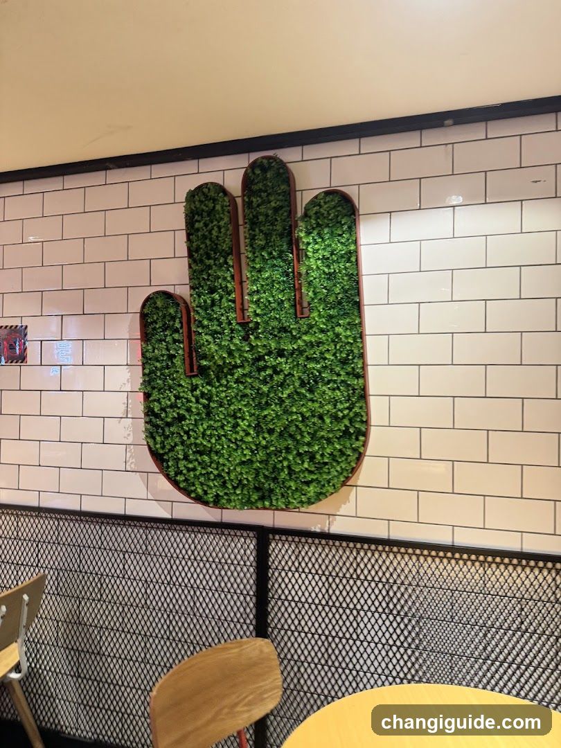 Green Hand Wall Art