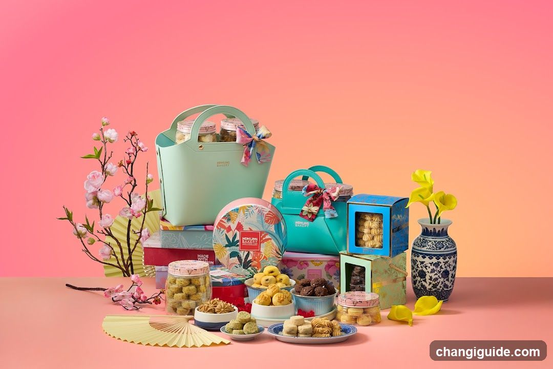 Festival Gift Boxes and Snacks Display