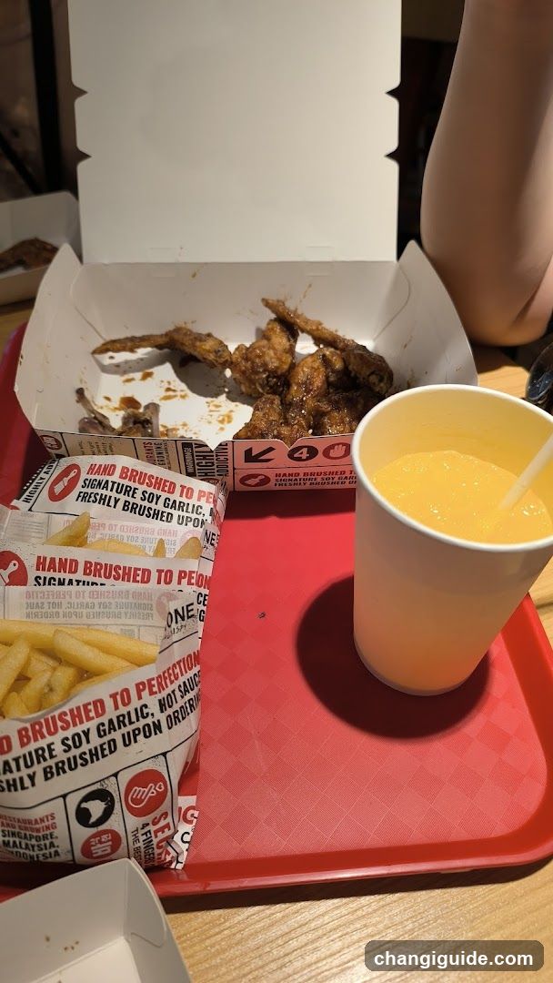 Fried Chicken and Drink Meal