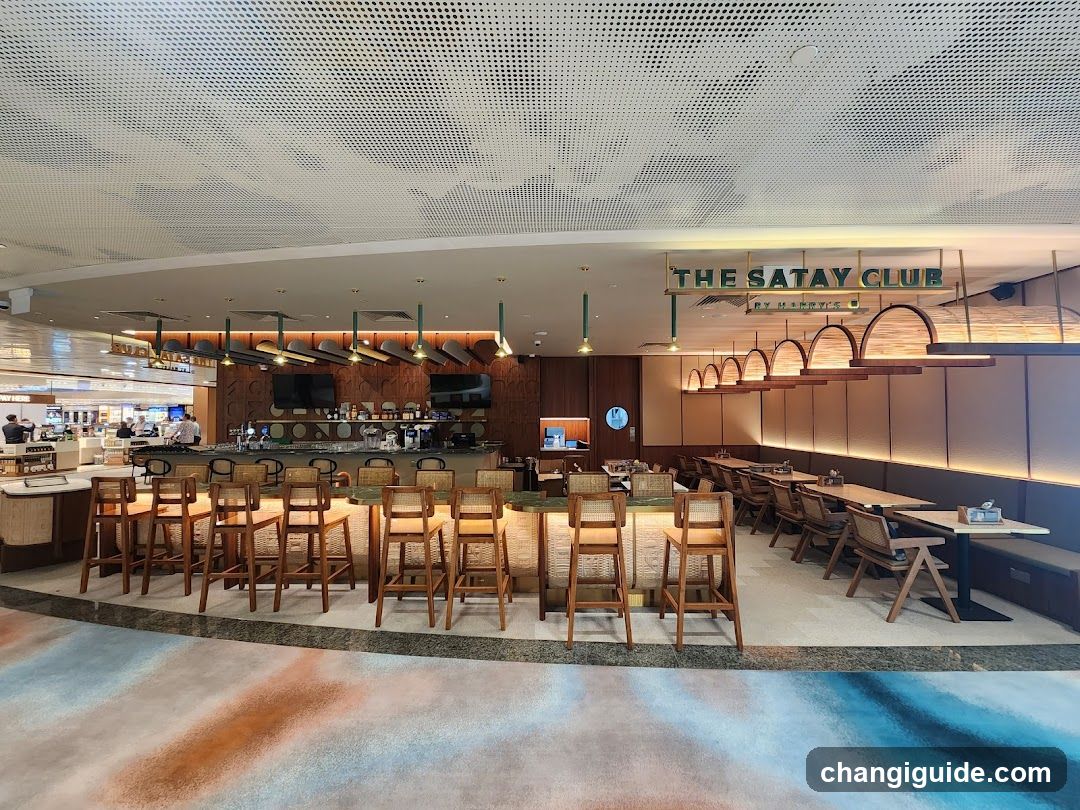The Satay Club Interior