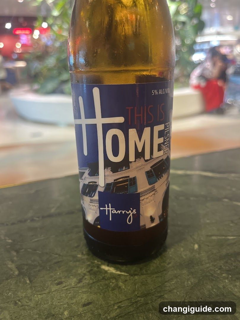 Beer Bottle on Table