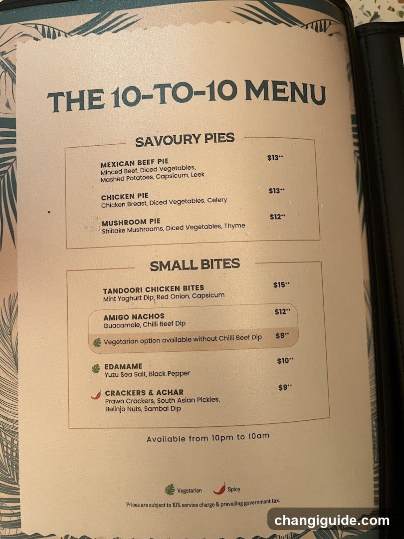 The 10-to-10 Menu