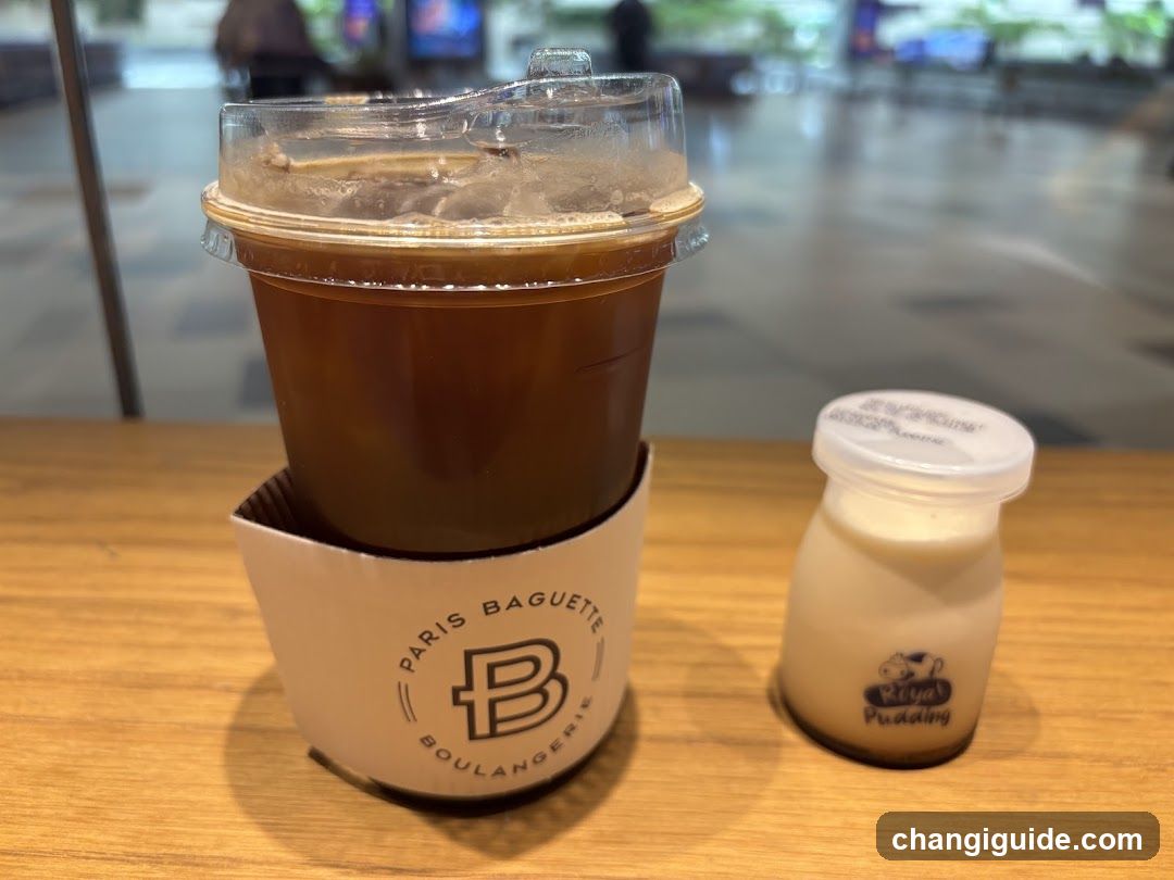 Paris Baguette Coffee and Pudding