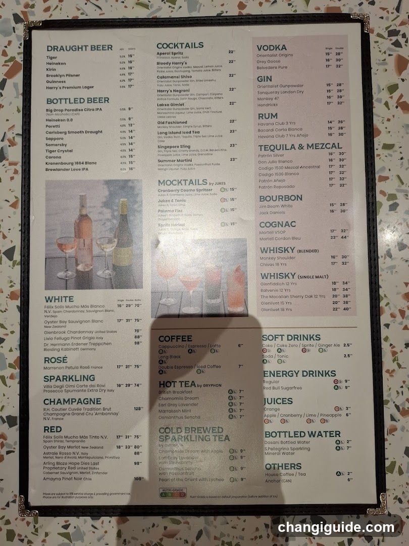 Bar Menu Board