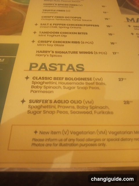 Restaurant Menu Page