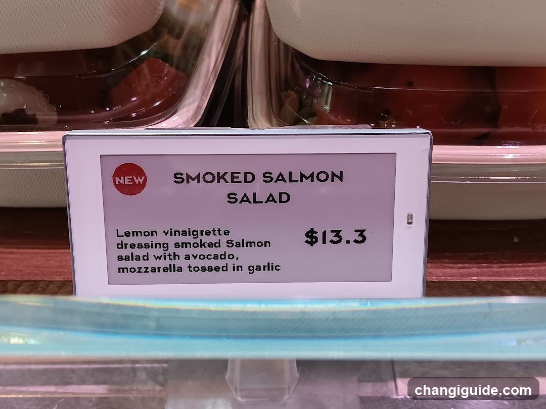 Smoked Salmon Salad Sign