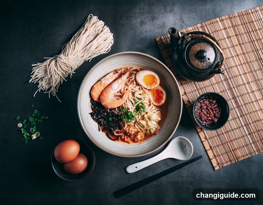Ramen Bowl with Shrimp and Soft-Boiled Egg