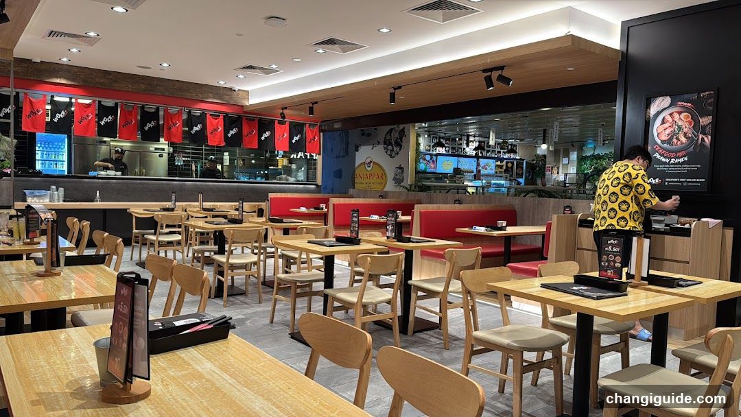 Restaurant Interior with Staff and Tables