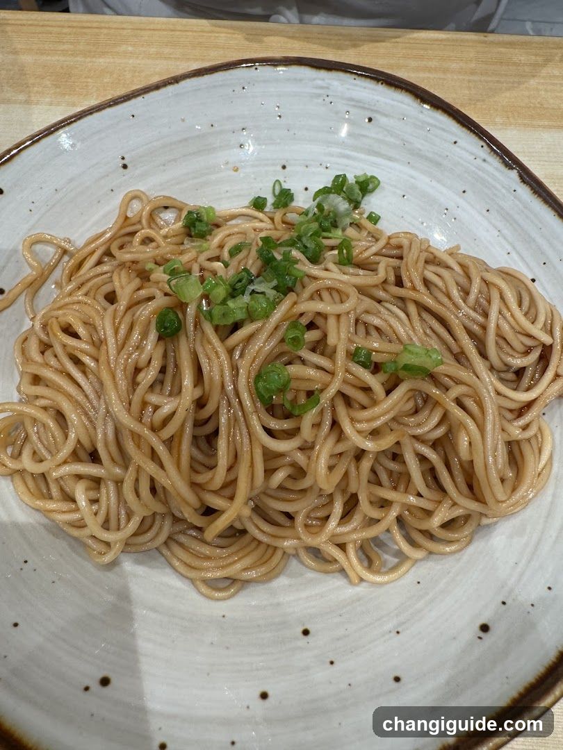 Noodles with Green Onions