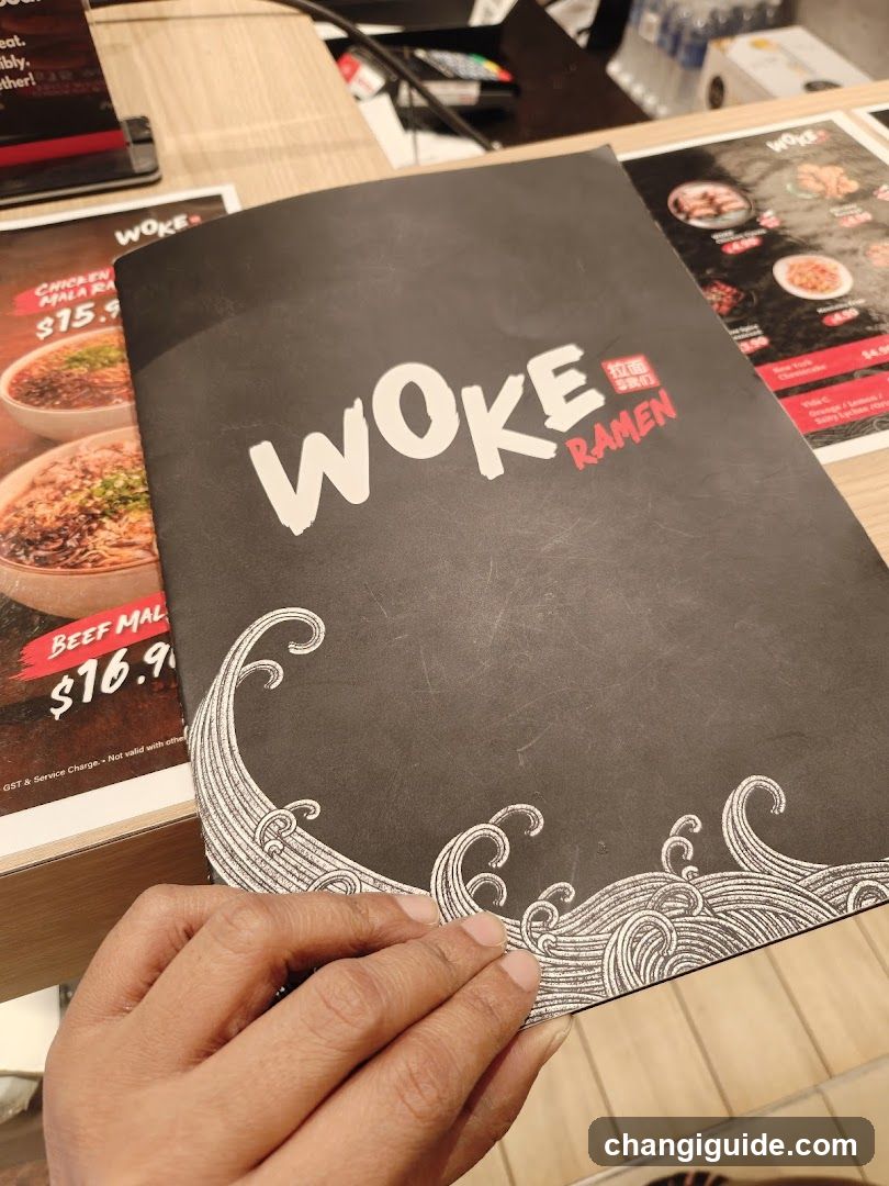 Woke Ramen Menu Cover