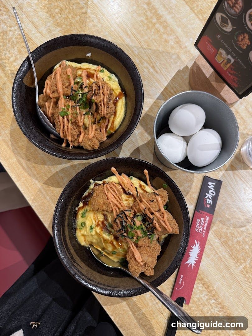 Egg Fried Rice Bowls with Eggs