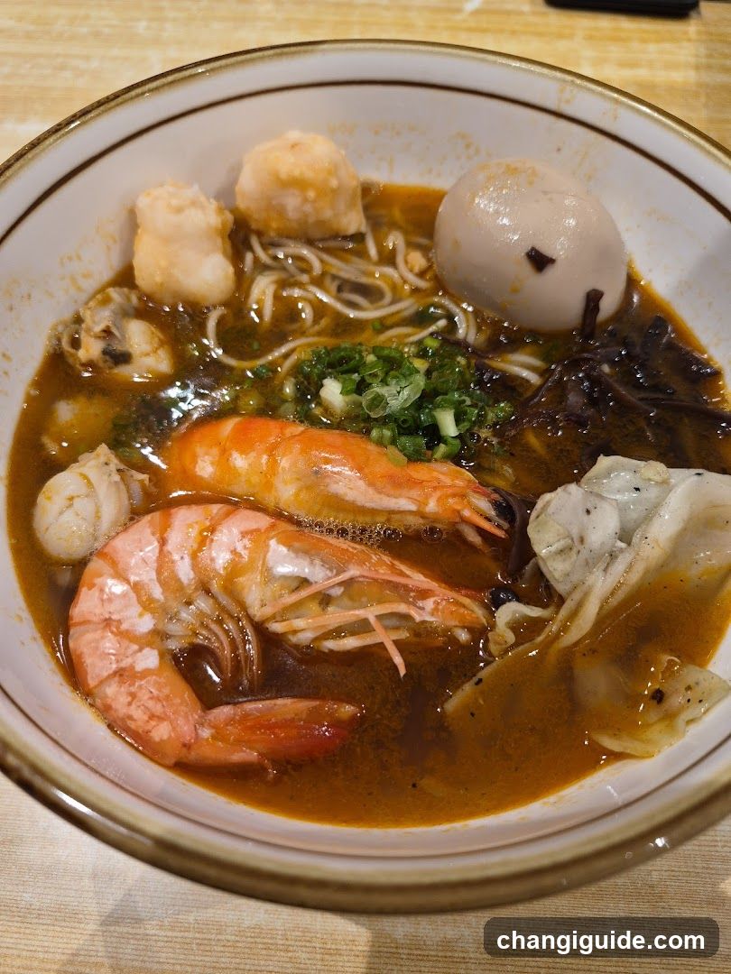 Shrimp and Seafood Noodle Bowl